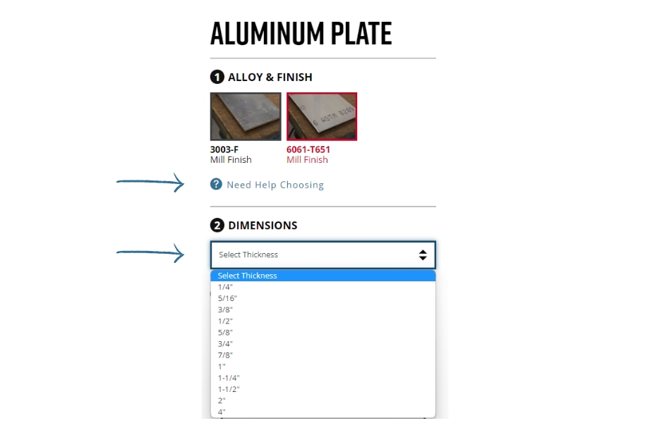 Aluminum Sheet Metal - 3003 & 6061 Alloys. Custom Cut Sizes - Cut2Size  Metals